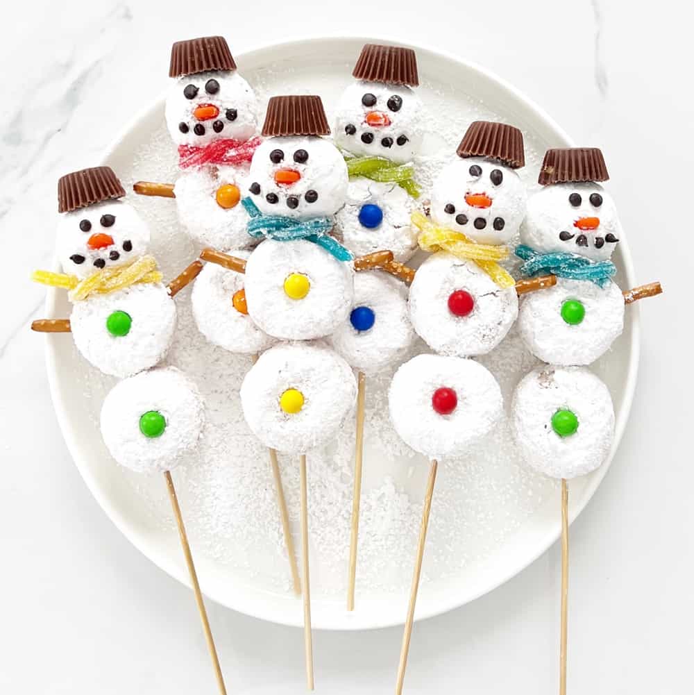 Snowman Donuts