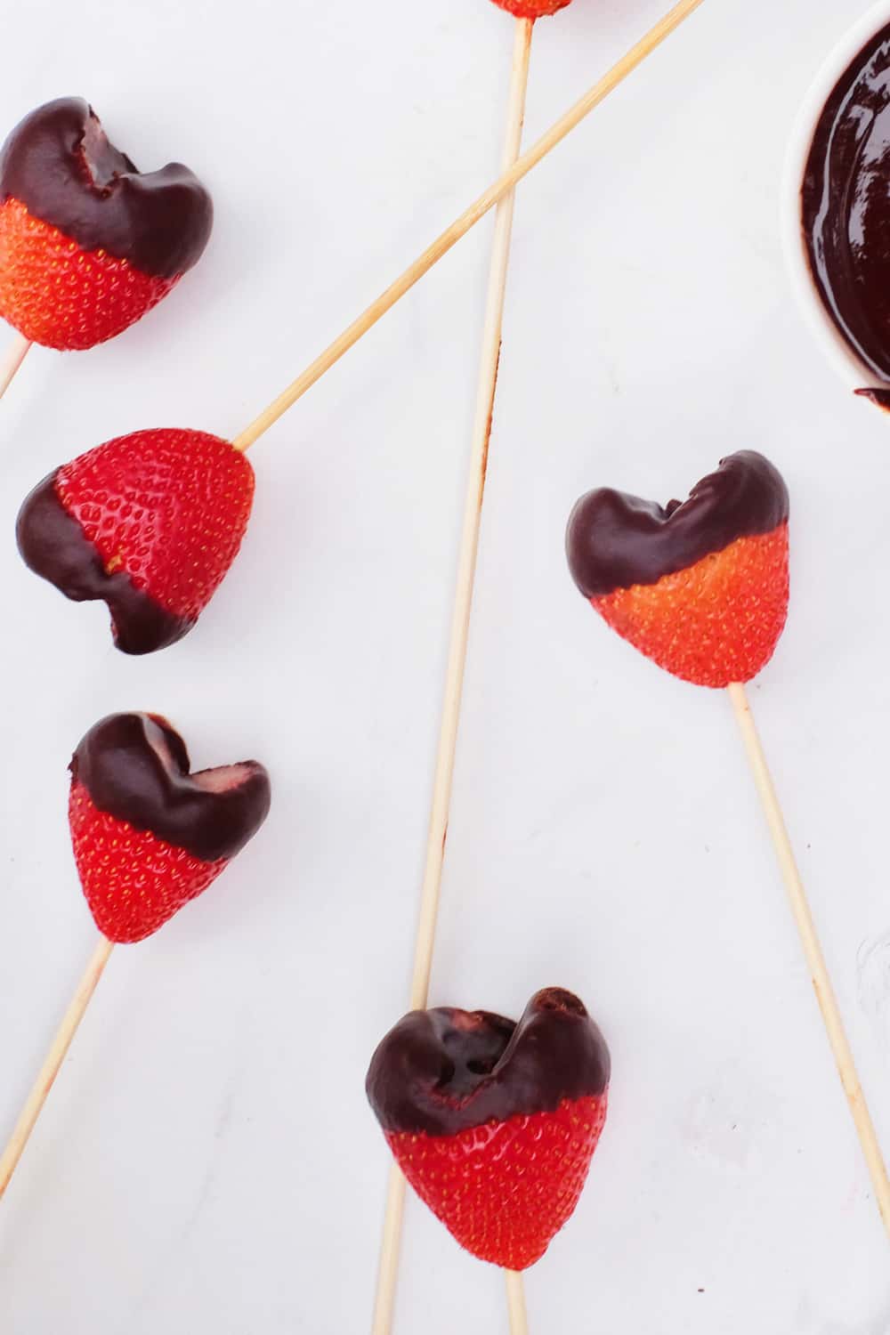 Chocolate Strawberry Hearts
