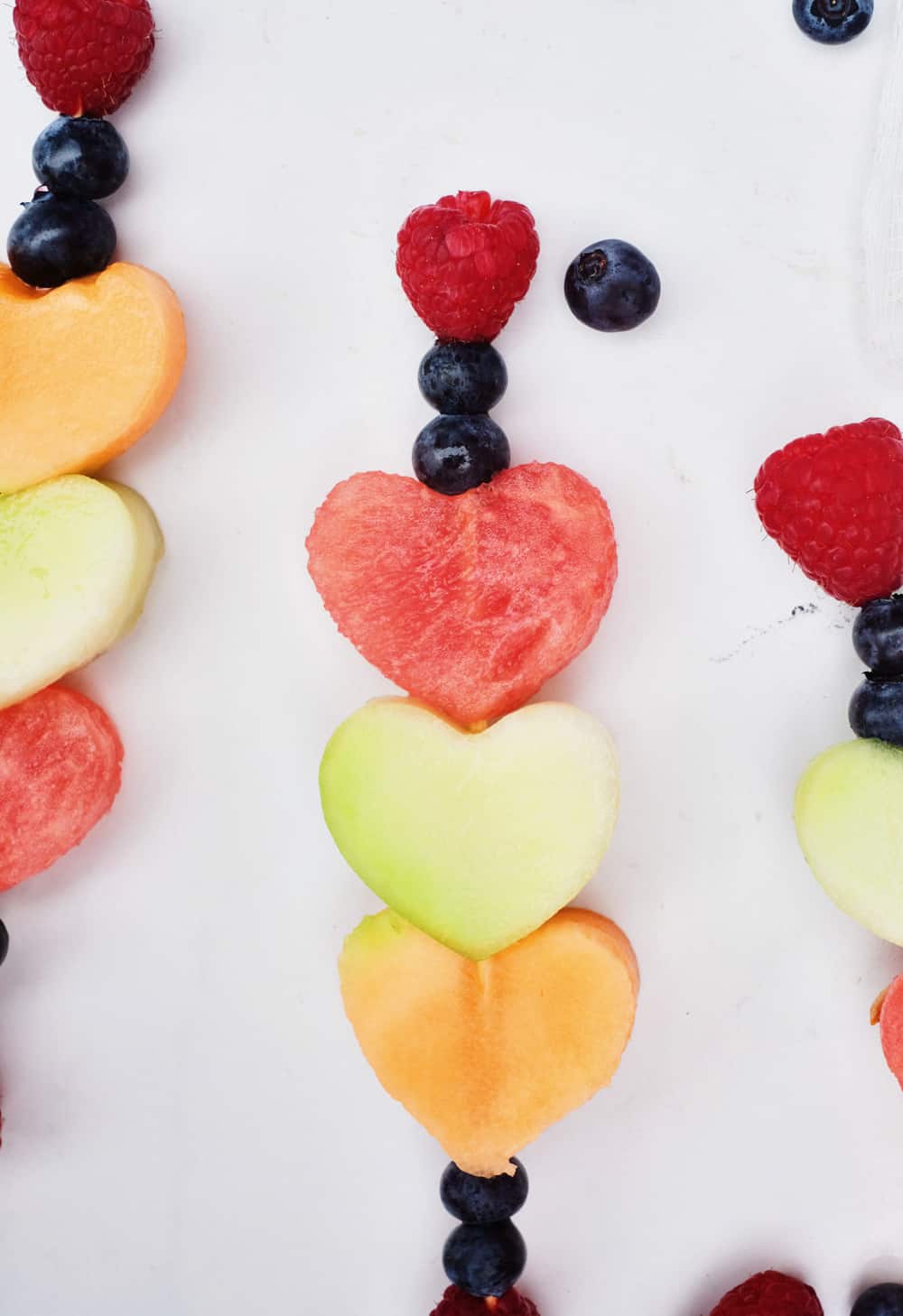 Heart Fruit Kabobs