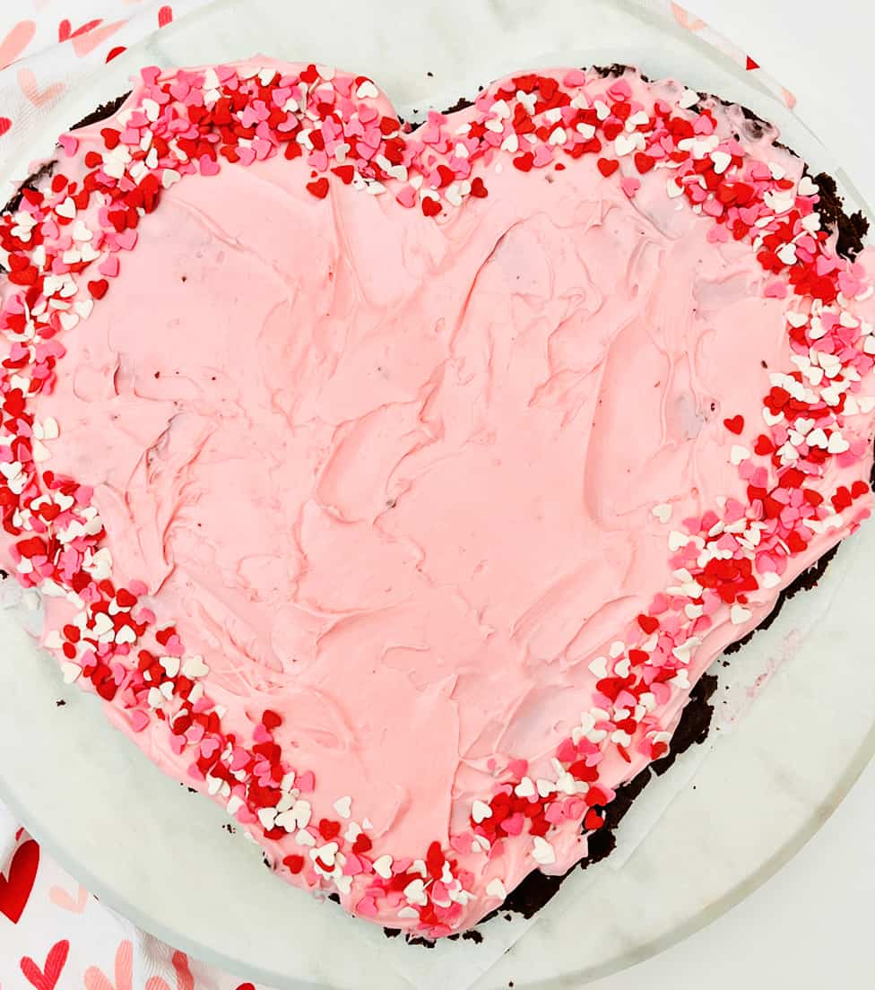 The Easiest Heart Shape Cake Hack
