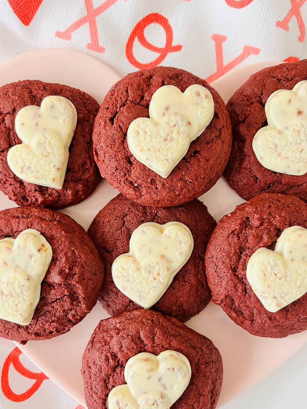 Red Velvet Heart cookies