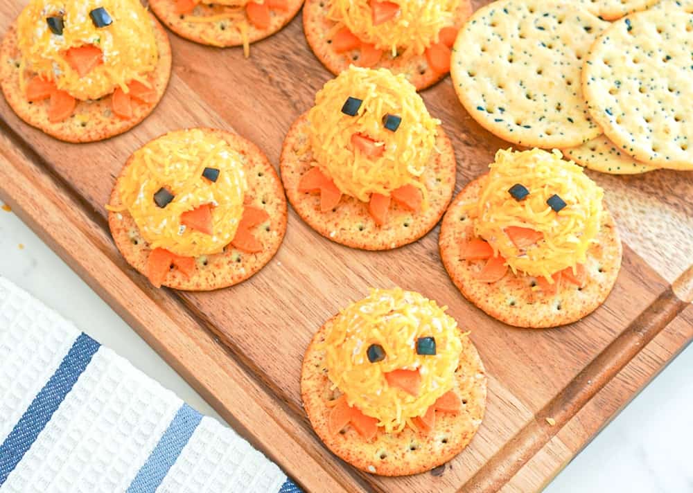 Mini Chicks Cheese Balls - Easter Appetizer