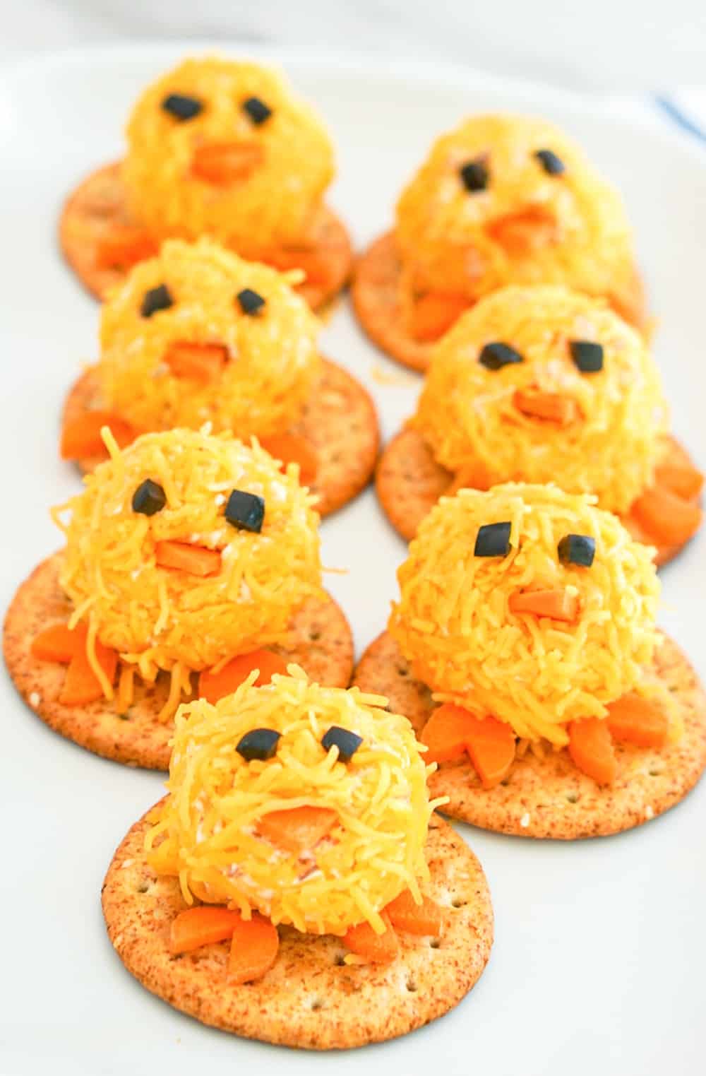 Mini Chicks Cheese Balls - Easter Appetizer