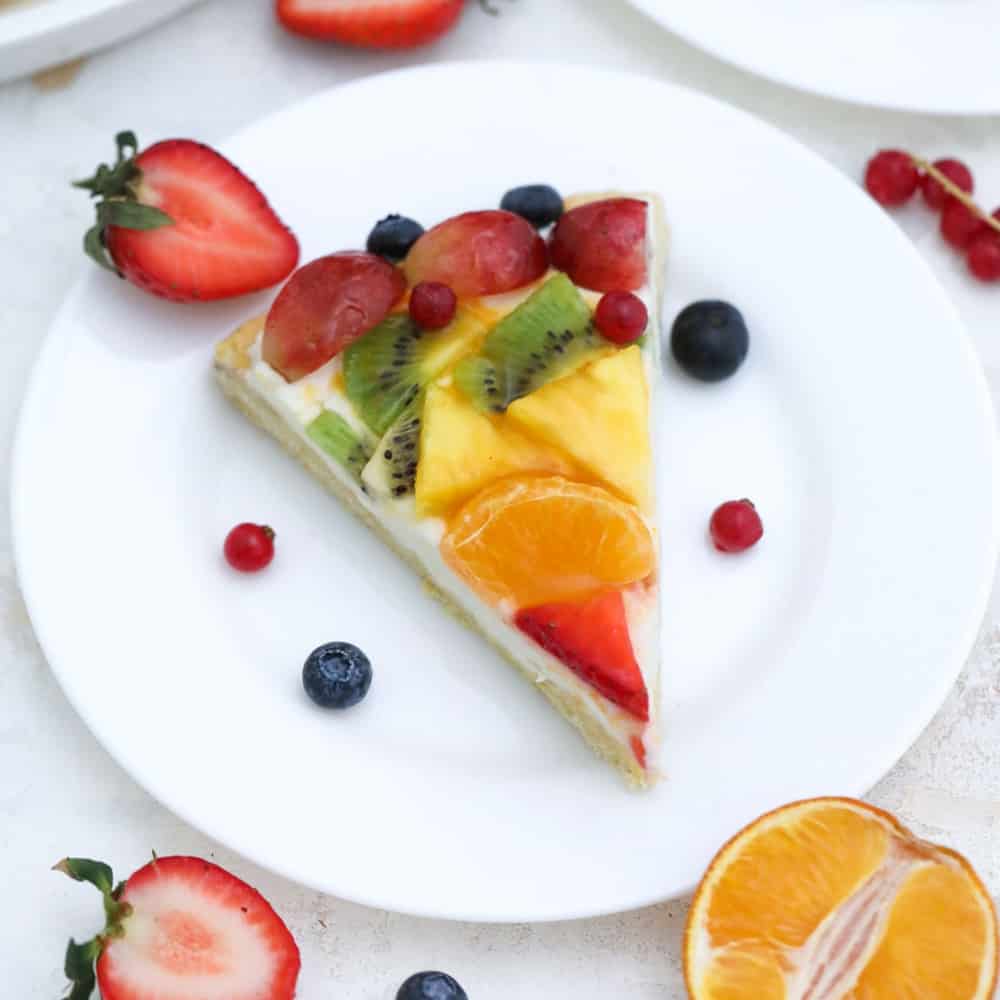 fruit pizza cookie