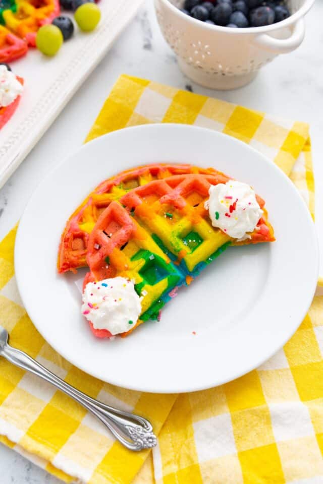 Breakfast Just Got More Magical With Rainbow Waffles!