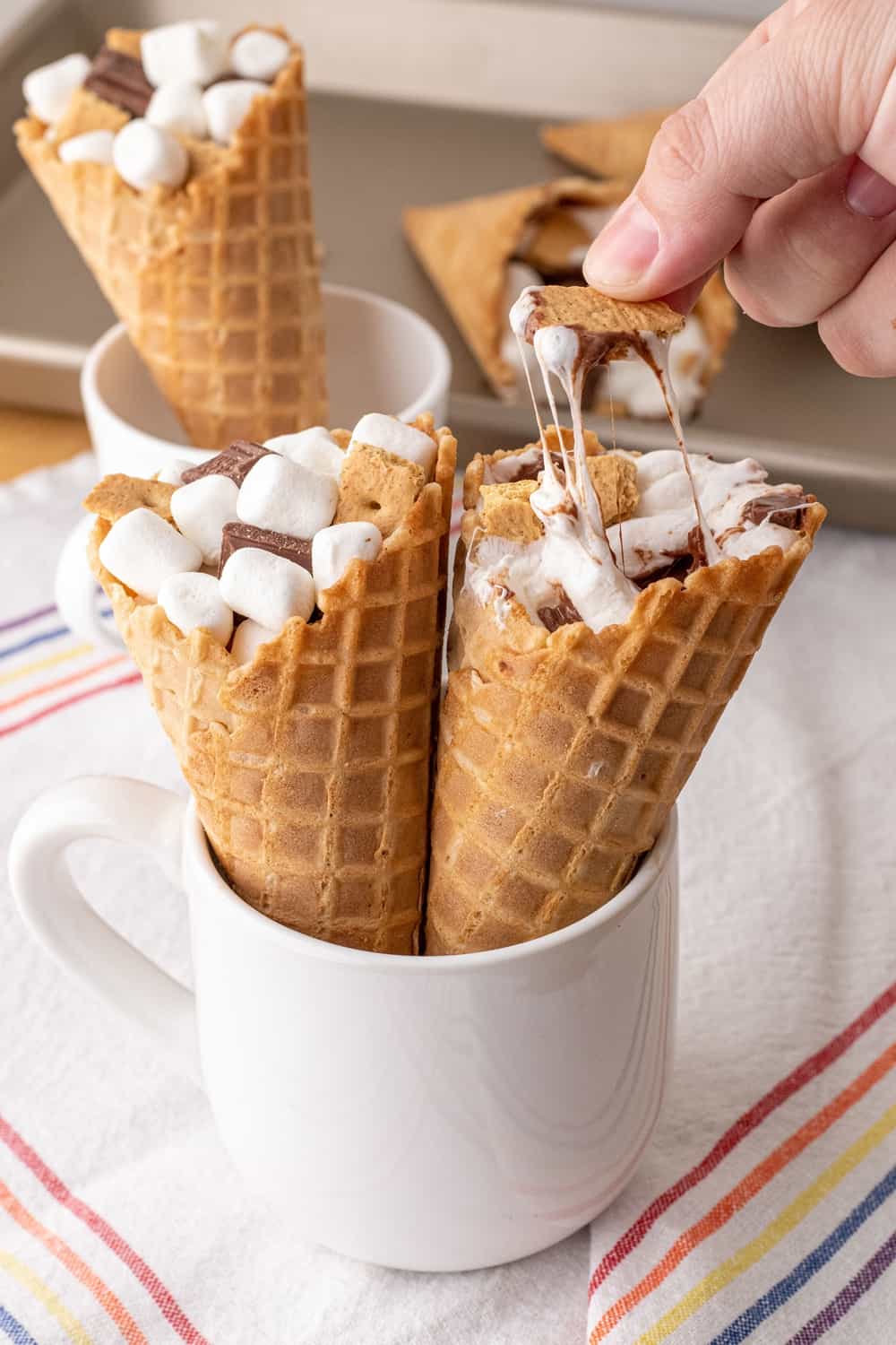 S'mores Campfire Cones 