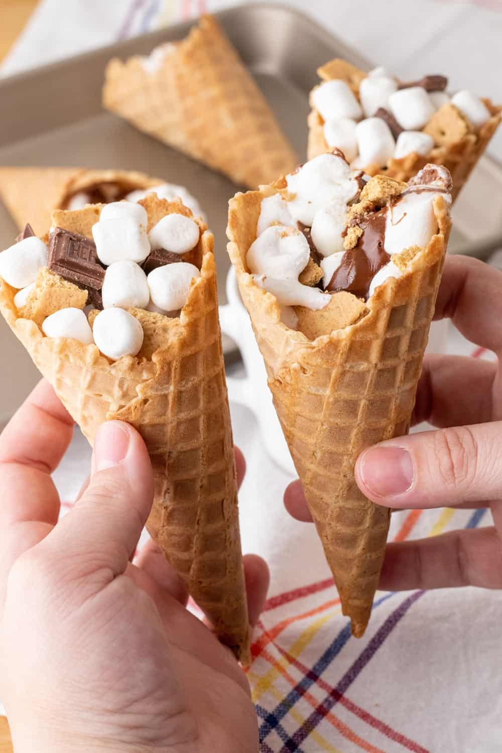 S'mores Campfire Cones 