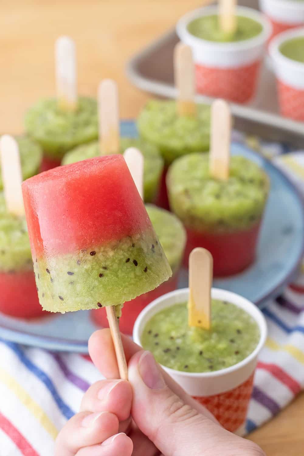 Beat the Heat with Watermelon Dixie Cup Pops
