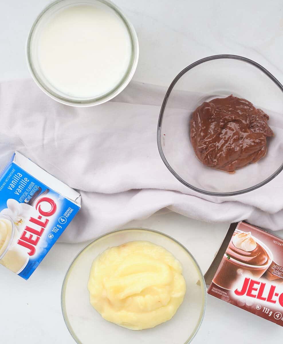 Easy Homemade Vanilla and Chocolate Jello Pudding Pops