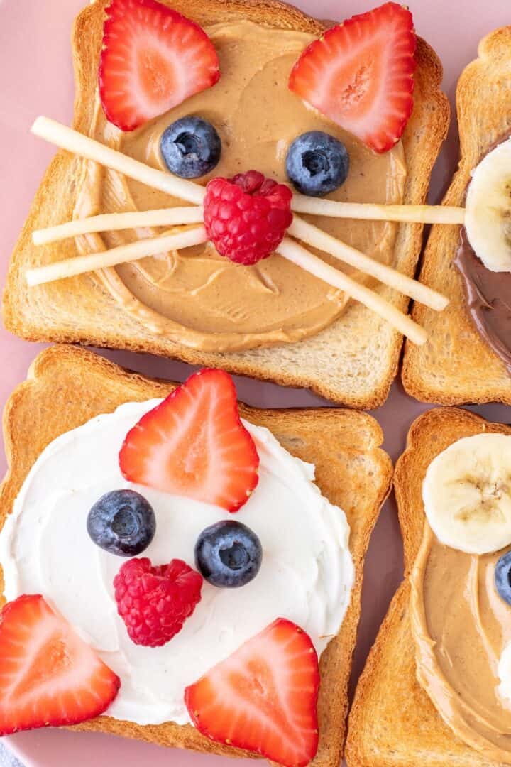 Cute Animal Face Toast: 4 Adorable and Easy Ideas!