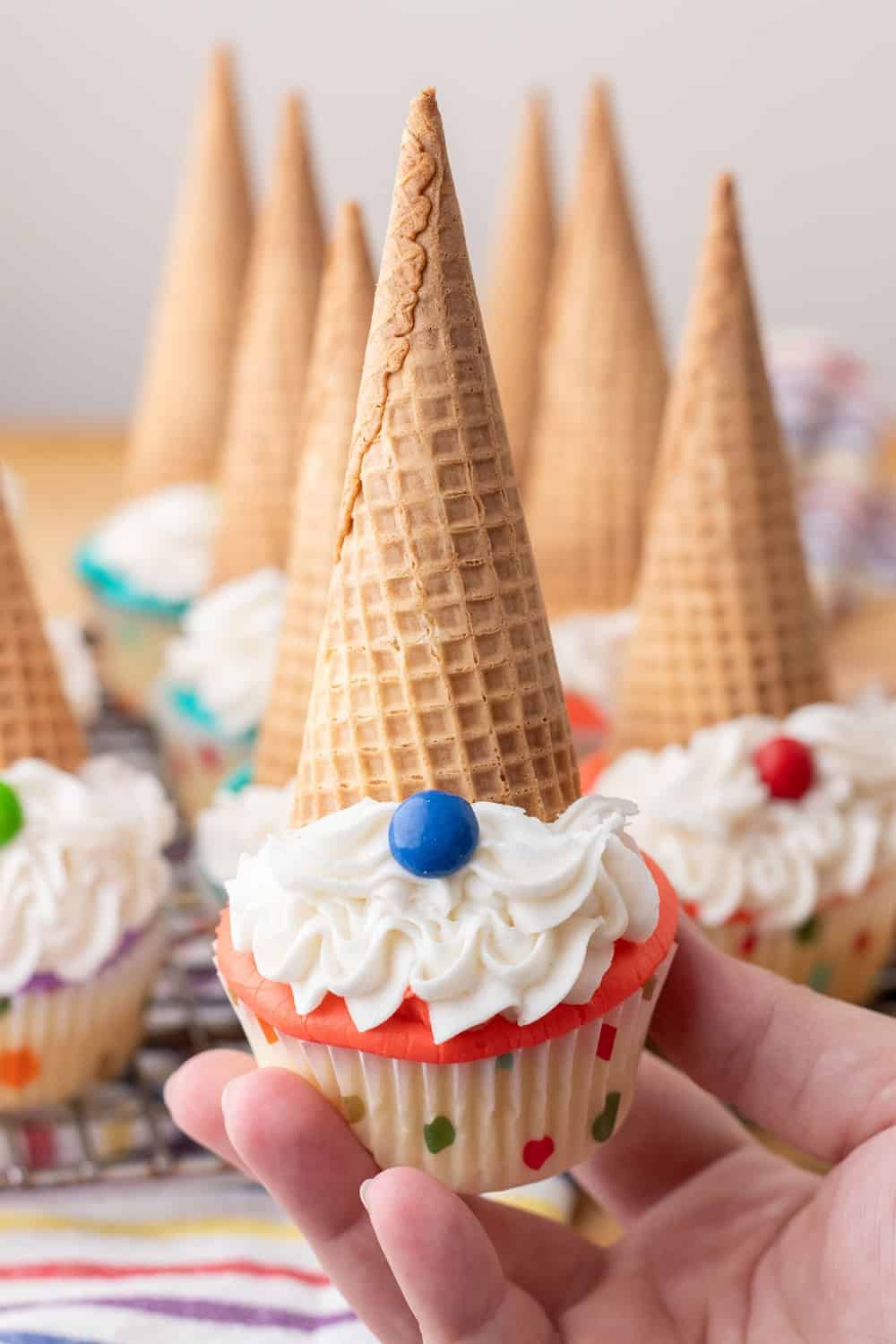 gnome cupcakes