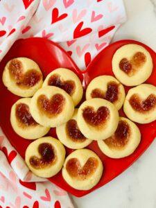 Make These Sweet Jam Heart Thumbprint Cookies With Kids This Valentine ...