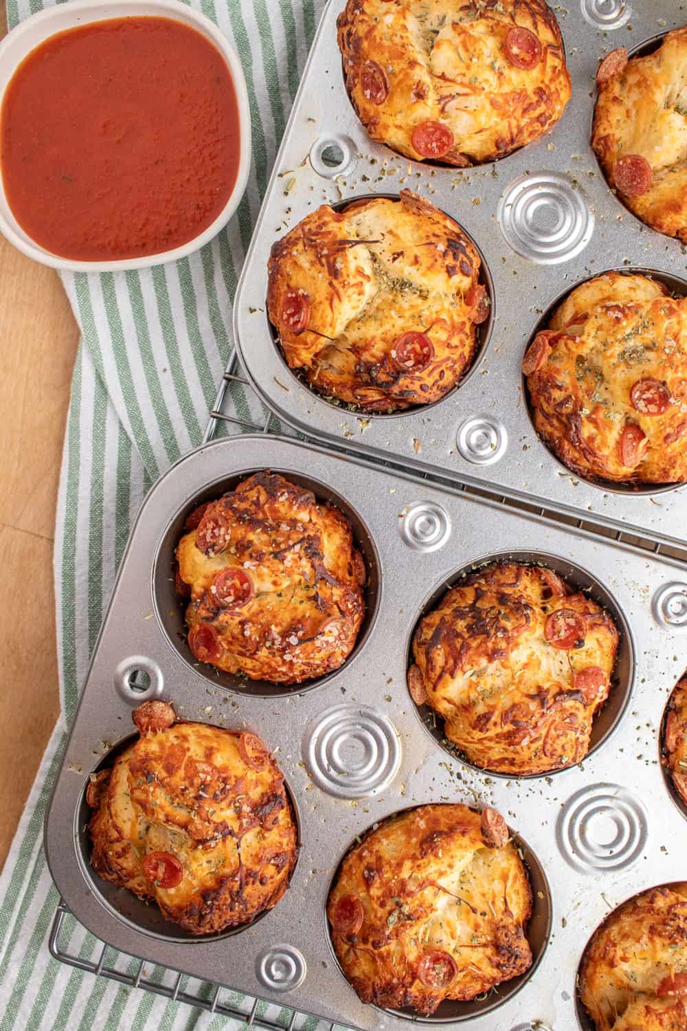 Pull-Apart Pizza Muffins