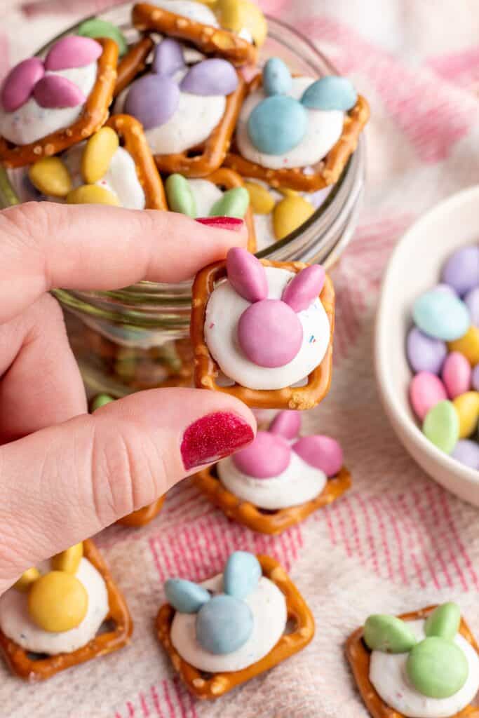 Hop into Spring with Adorable Bunny Pretzels!