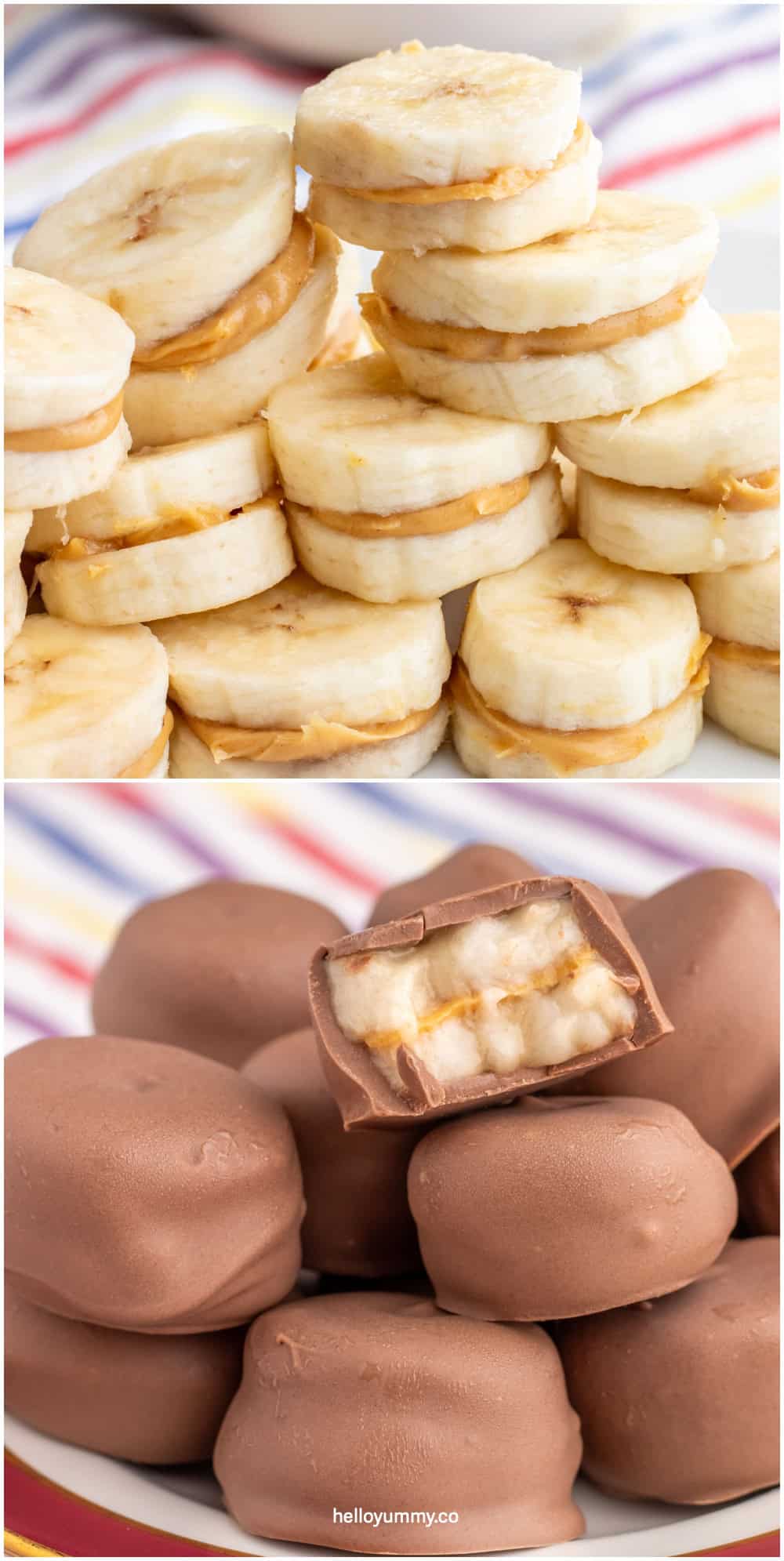 Chocolate Banana Peanut Butter Bites