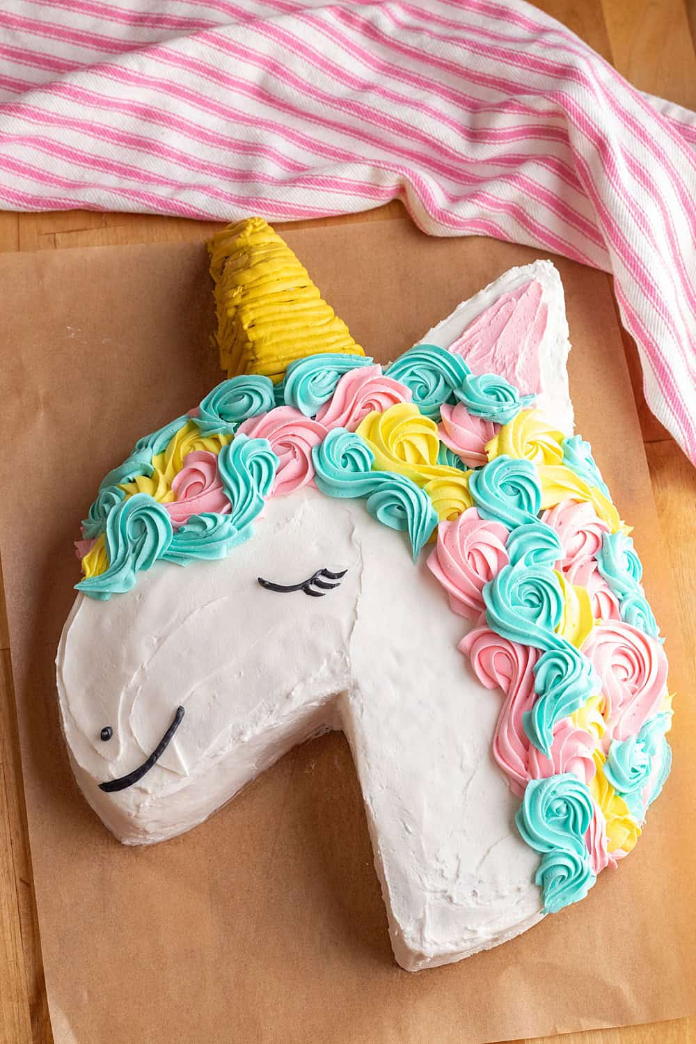 Unicorn Print Cake Design Unicorn Print Cake Design