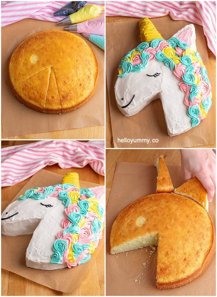 How To Make An Easy Unicorn Cake How To Make An Easy Unicorn Cake