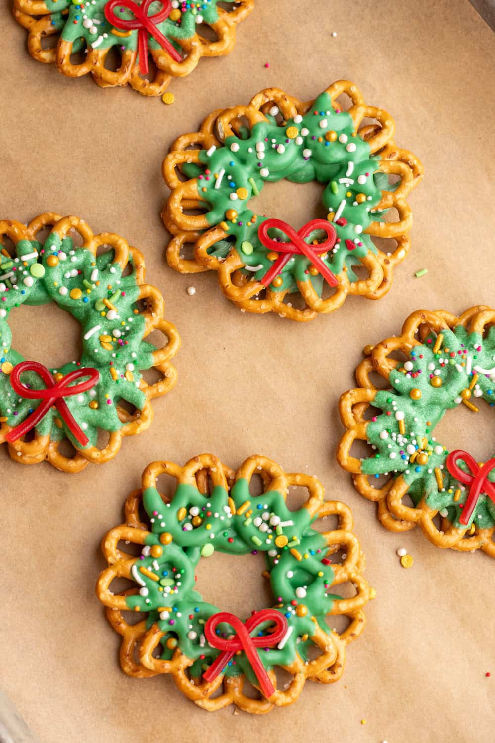 Pretzel Wreaths