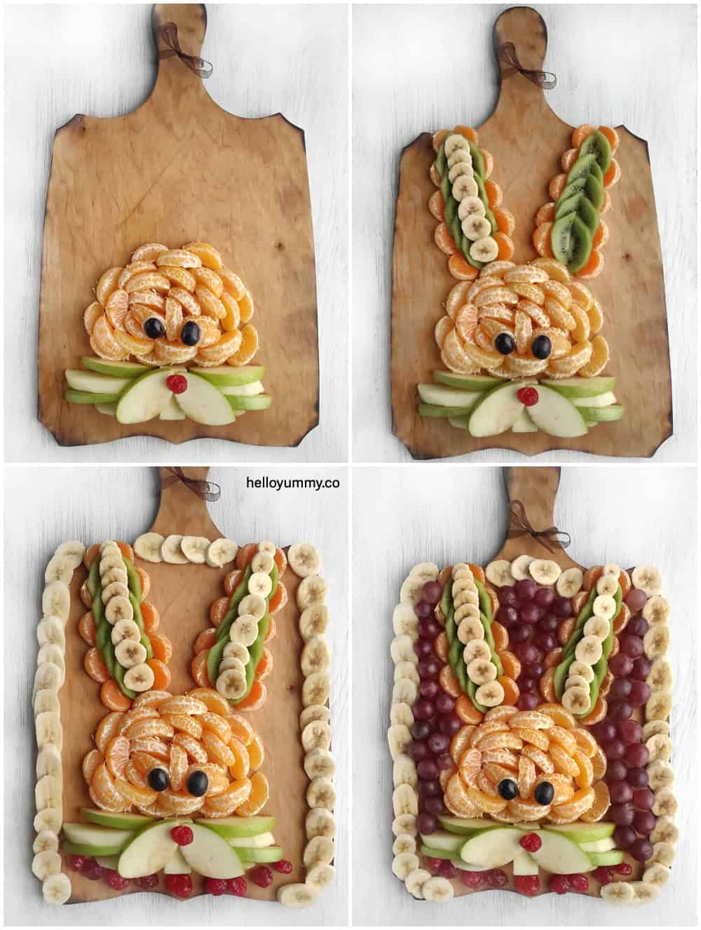 Easter Bunny Fruit Board