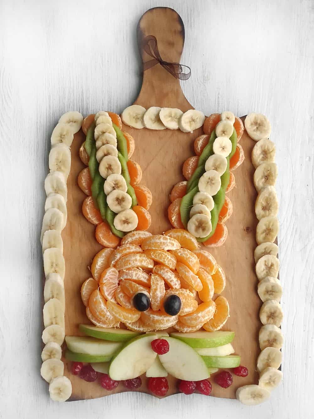 Easter Bunny Fruit Board