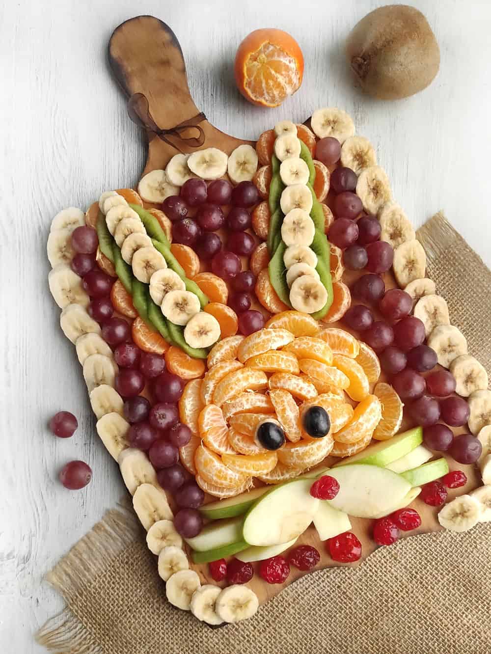 Easter Bunny Fruit Board