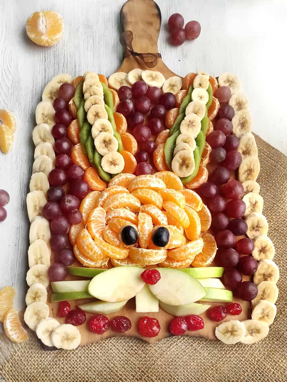 Easter Bunny Fruit Board
