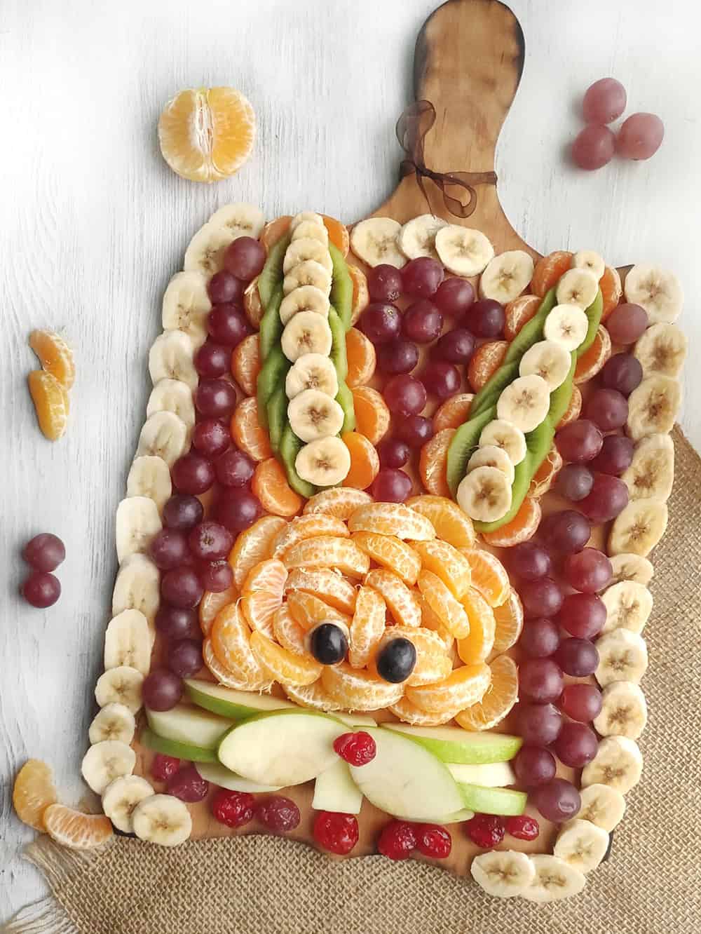 Easter Bunny Fruit Board