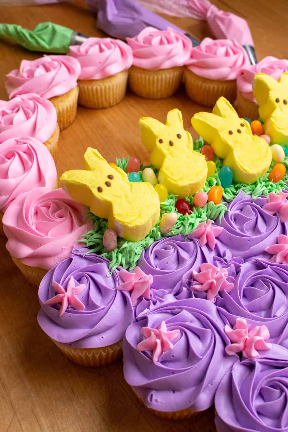 Easter Basket Cupcakes
