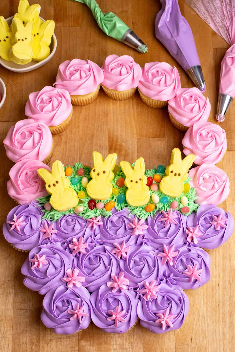 Easter Basket Cupcakes
