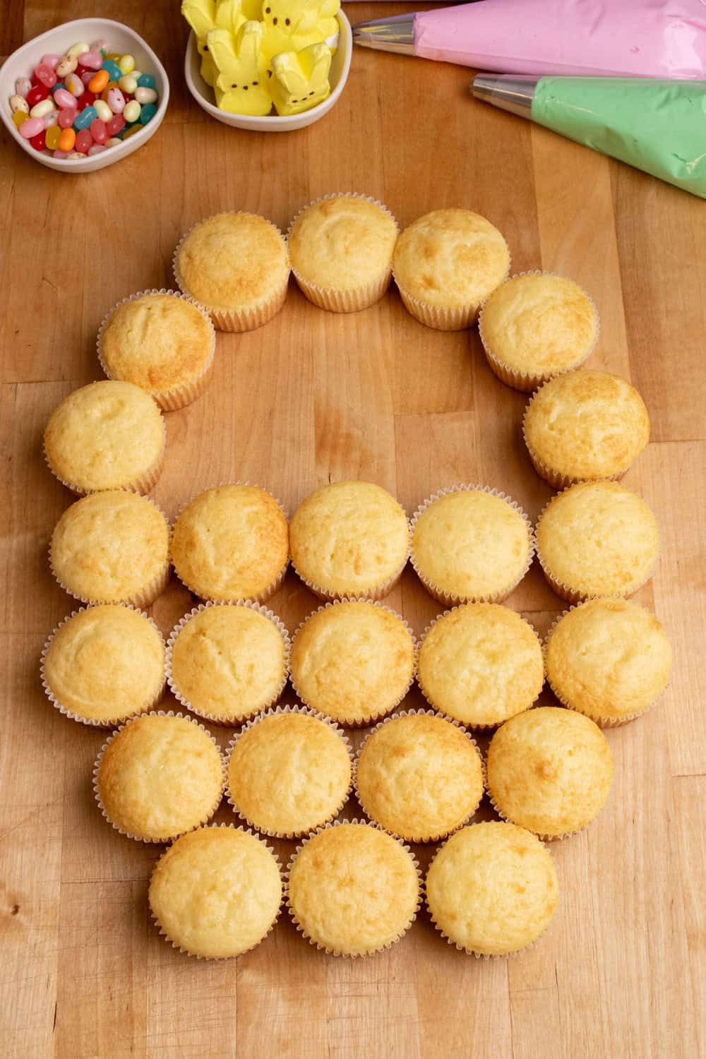Easter Basket Cupcakes