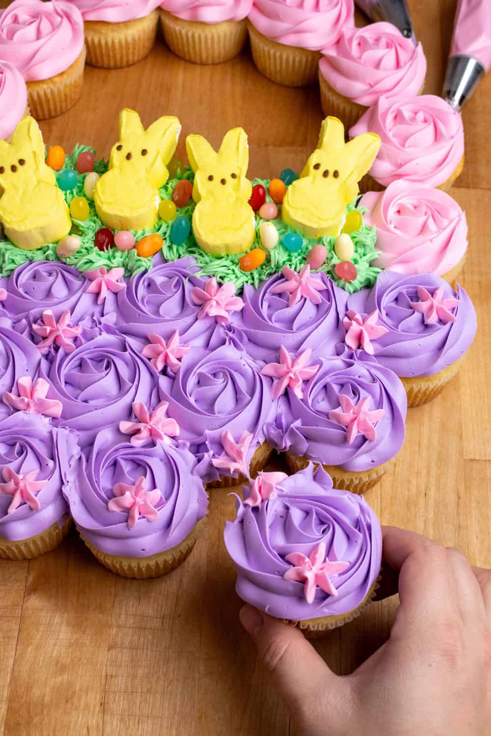 Easter Basket Cupcakes