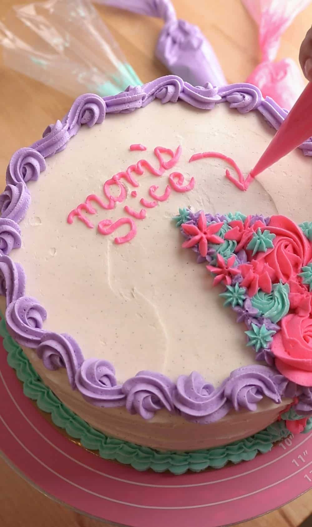 "Mom’s Slice Cake" Mother's Day Cake 