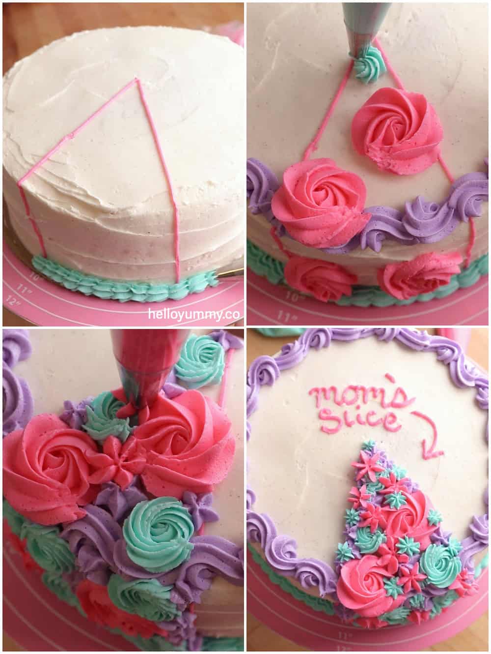 "Mom’s Slice Cake" Mother's Day Cake 