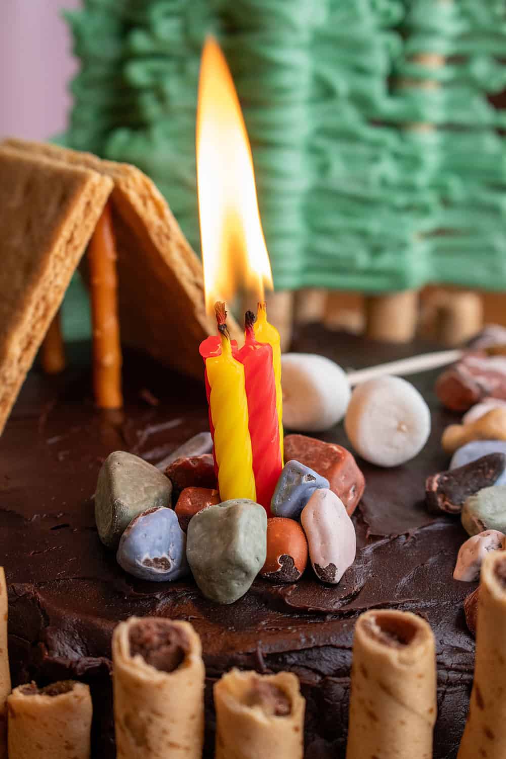 camping cake