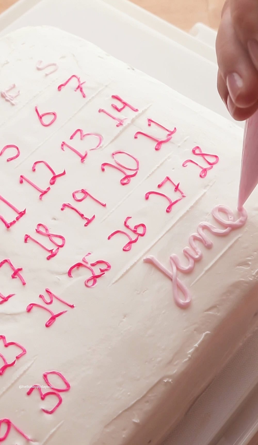 calendar Cake