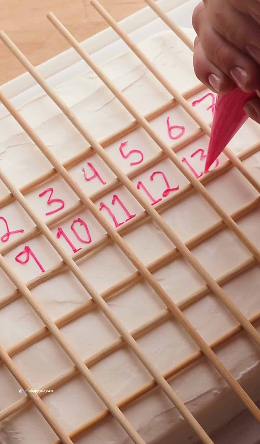 calendar cake