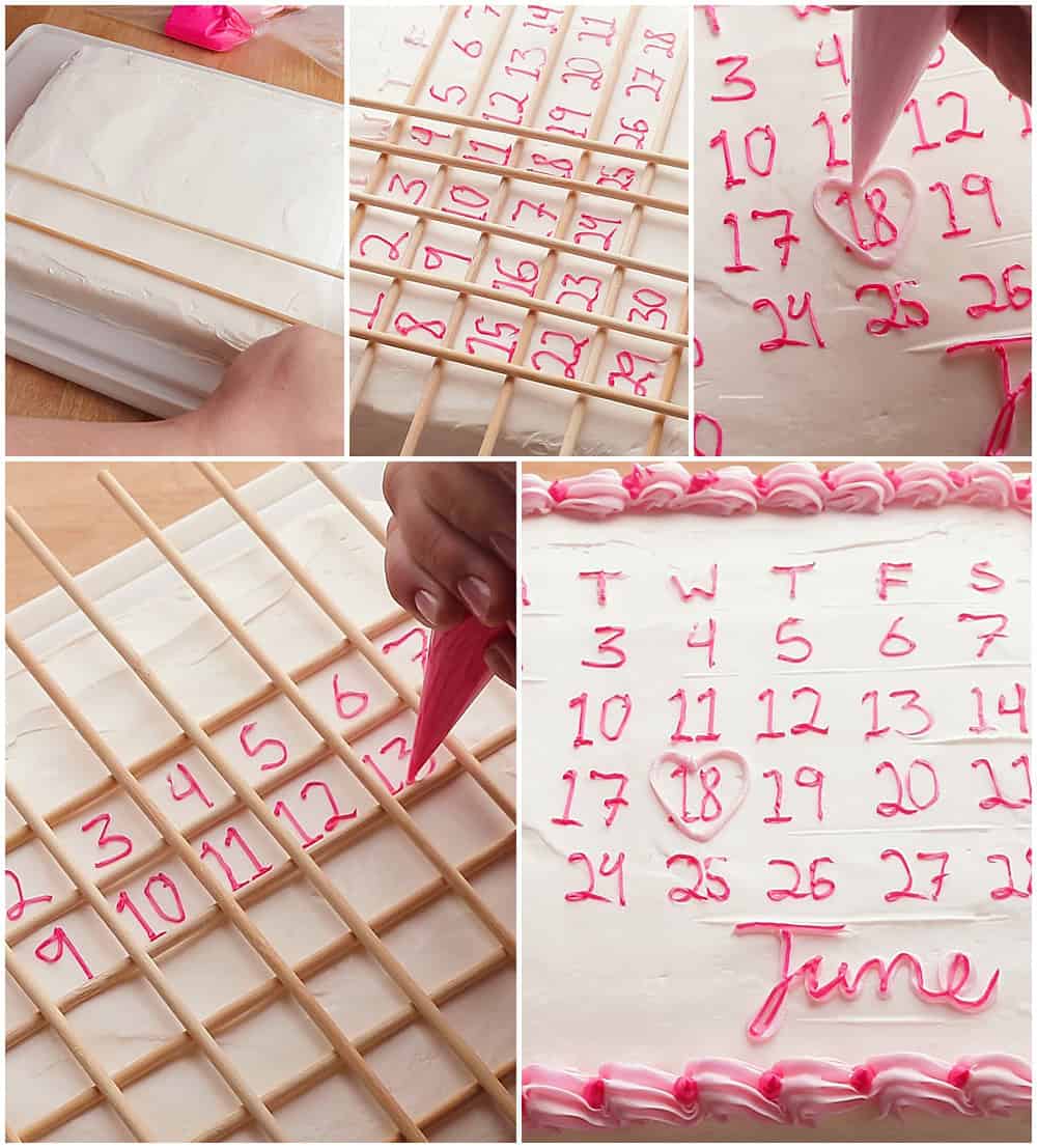 calendar cake
