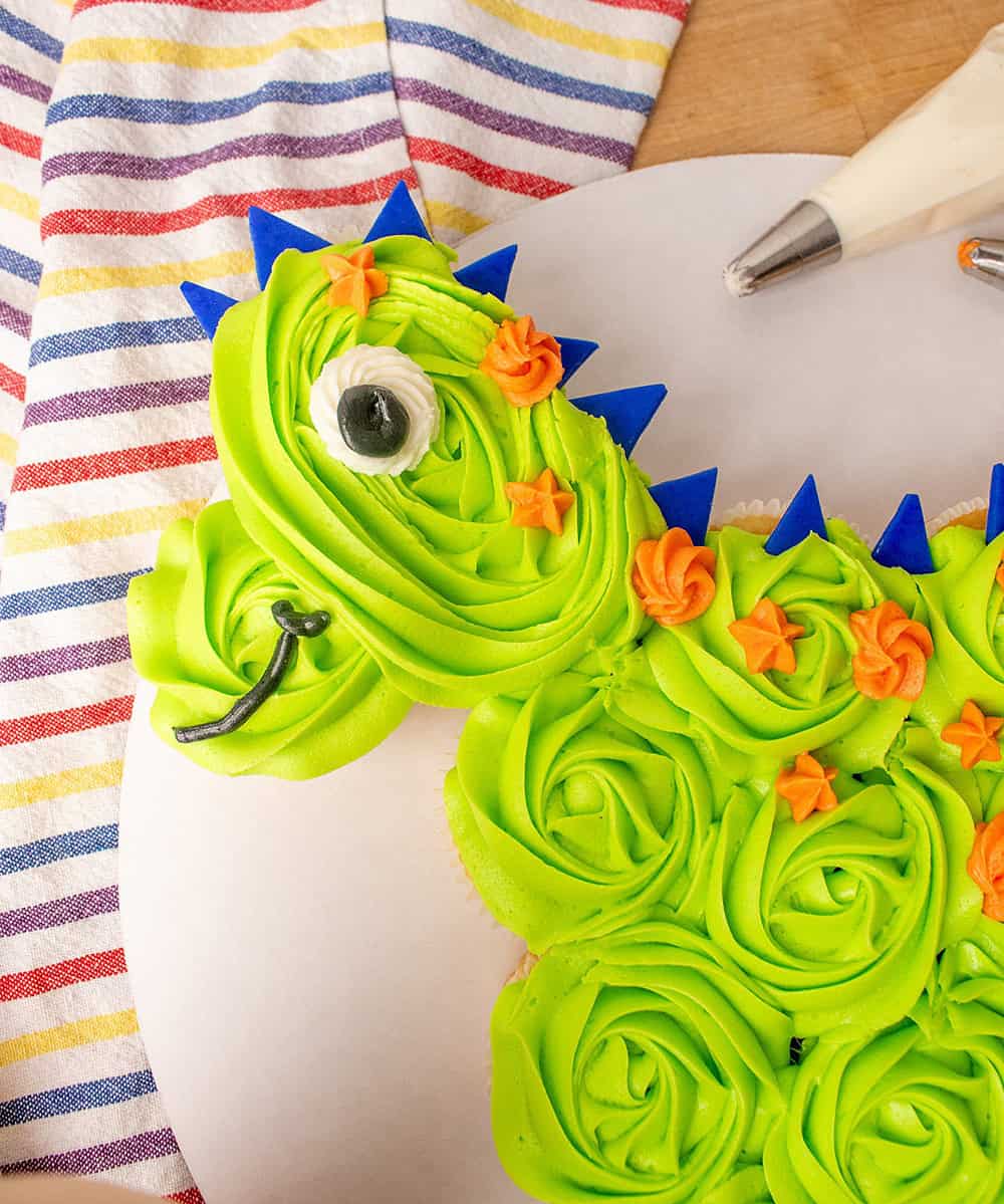 Dinosaur Cupcake Cake