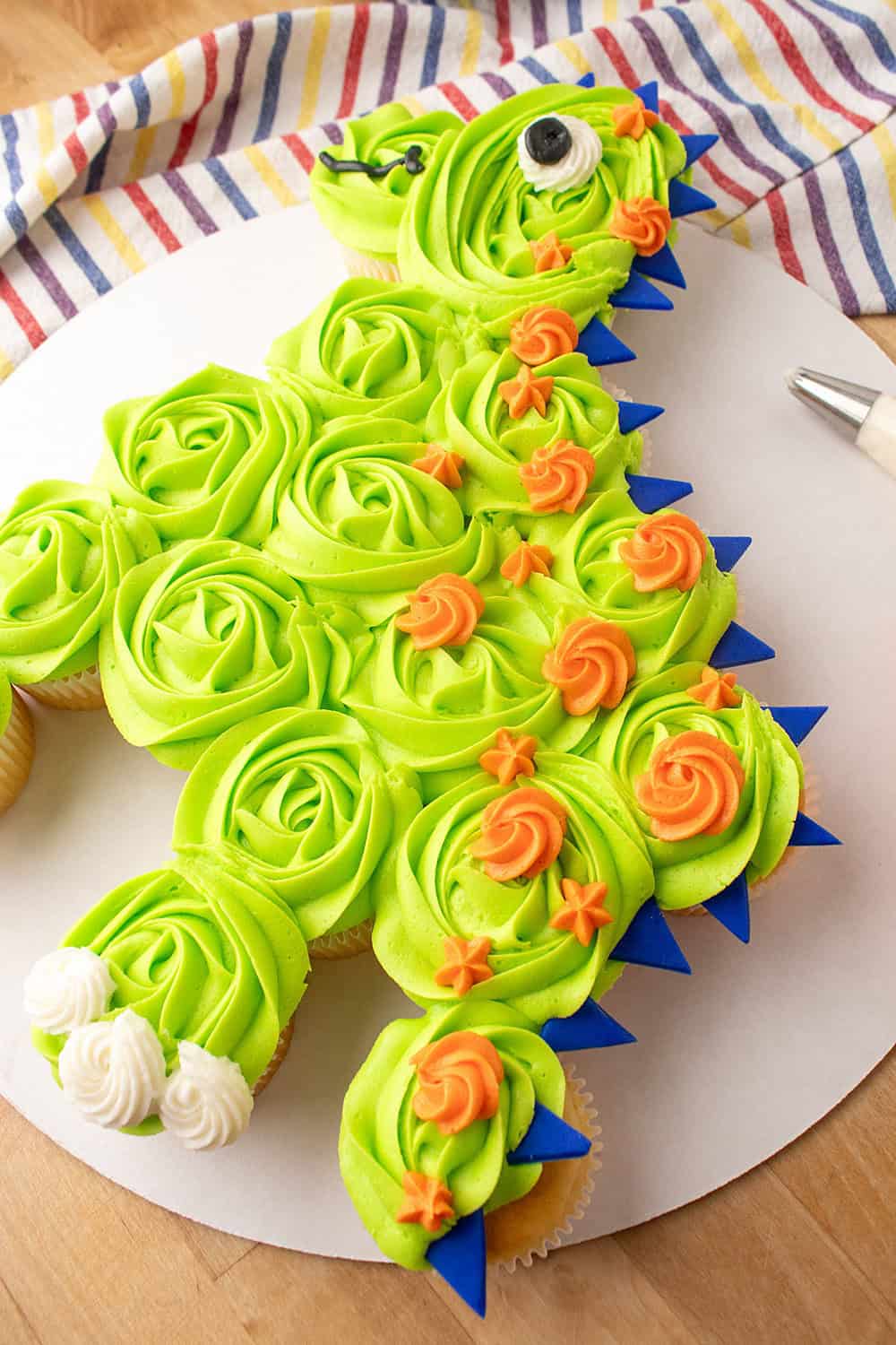 Dinosaur Cupcake Cake