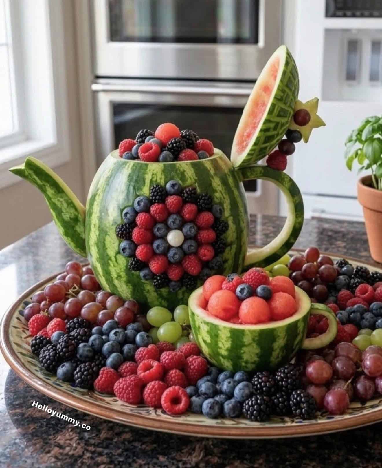 watermelon teapot