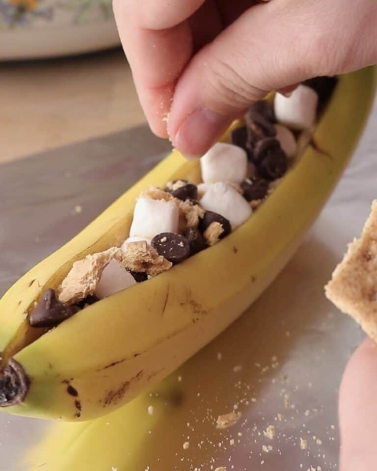 Banana Boat S'mores Are The Perfect Campfire Treat!