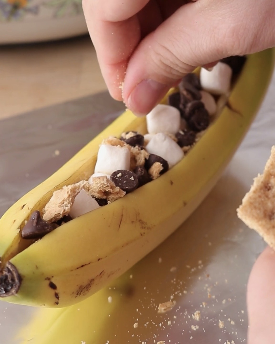 Banana Boat S'mores Are The Perfect Campfire Treat!