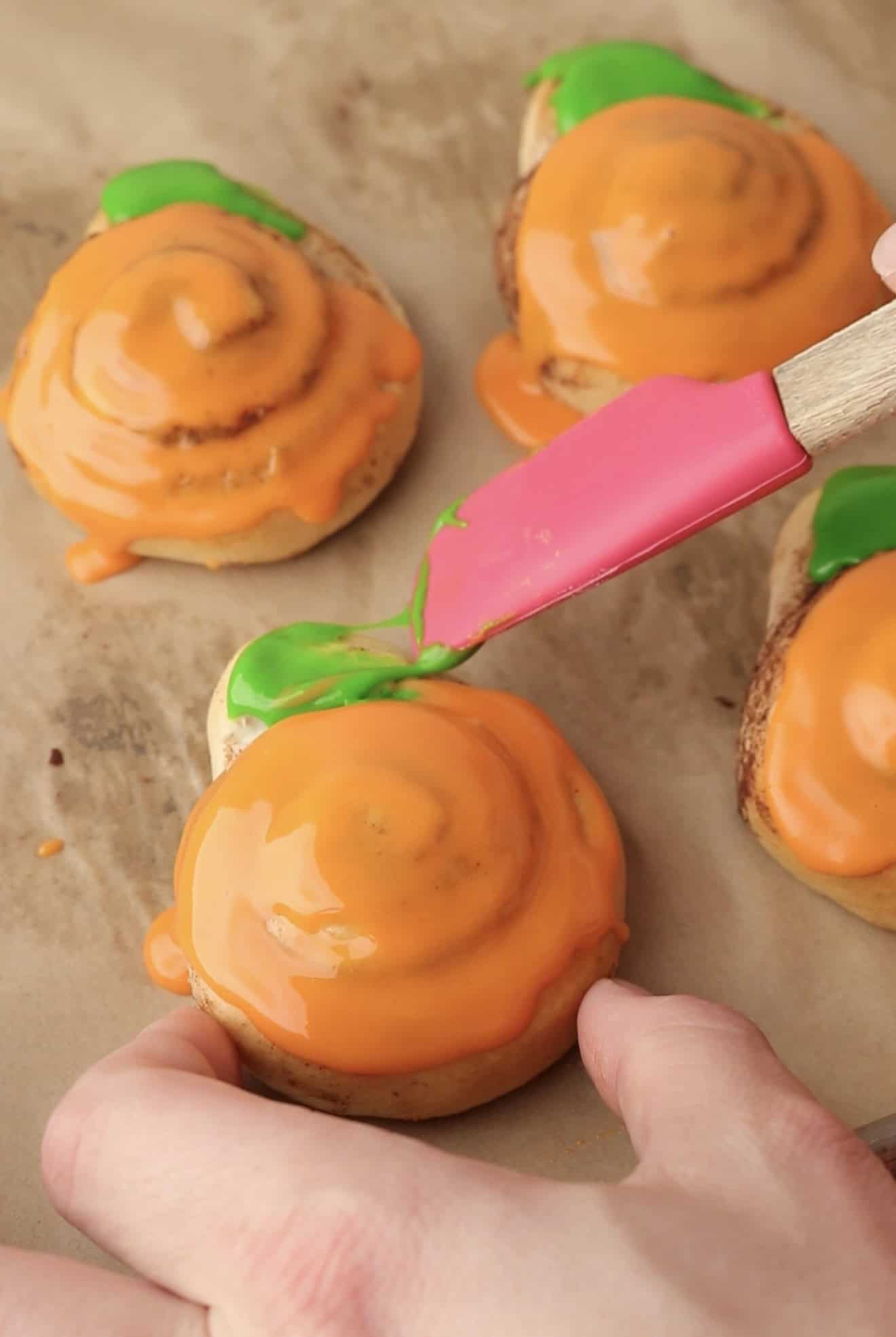 Halloween Cinnamon Rolls