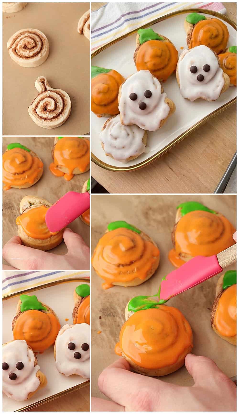 Halloween Cinnamon Rolls